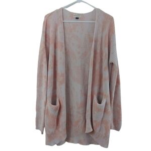 UNIVERSAL THREAD Women's Pink Cotton Cardigan Sweater Top Size Medium